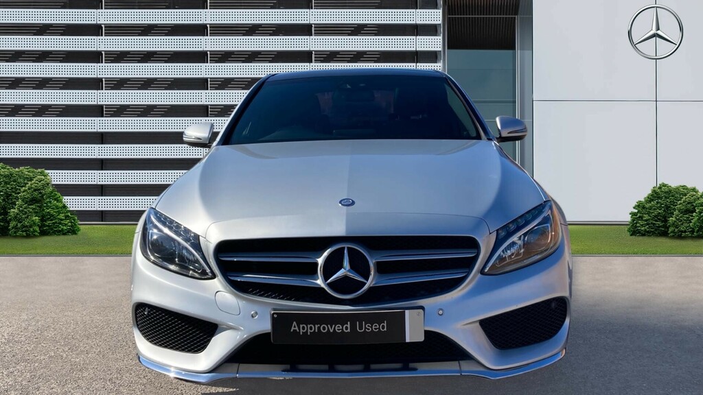 Mercedes-Benz C Class Amg Line WG65UFL Silver #3