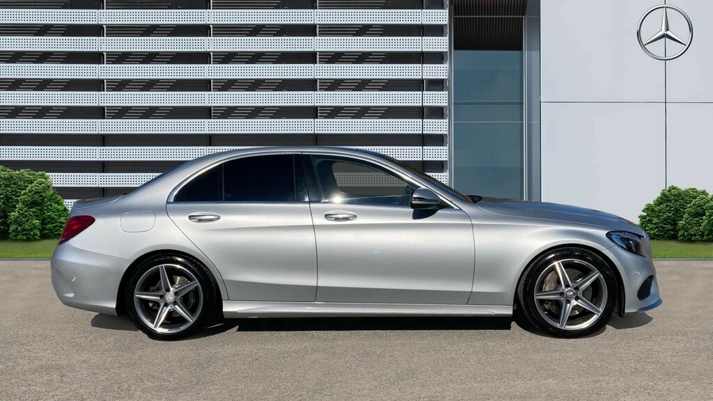 Mercedes-Benz C Class Amg Line WG65UFL Silver #5