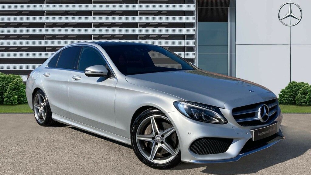 Mercedes-Benz C Class Amg Line Silver