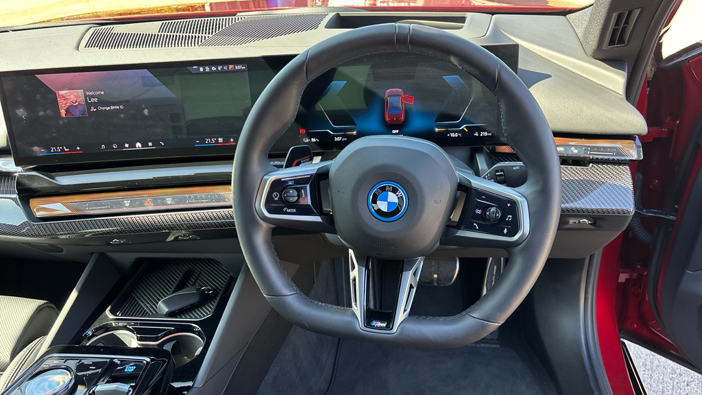 BMW i5 M Sport NV75XRM Red #5