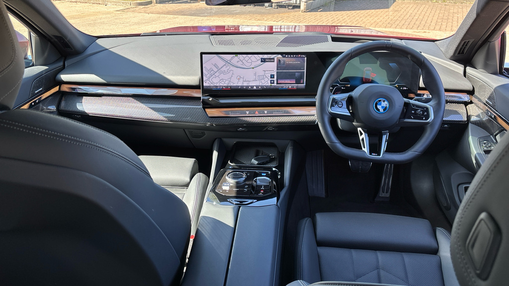 BMW i5 M Sport NV75XRM Red #4