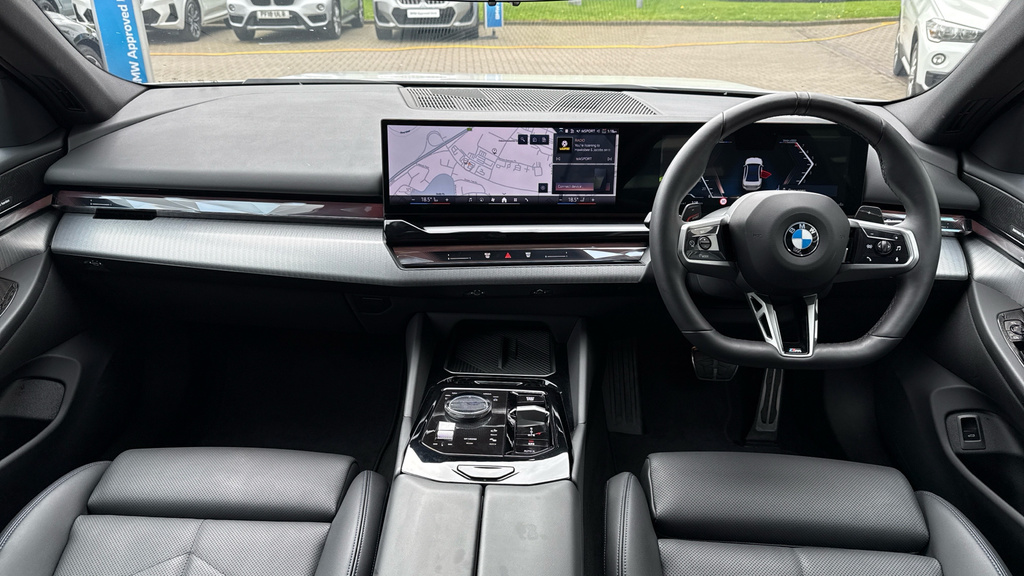 BMW 5 Series M Sport Pro LS25FEM White #4
