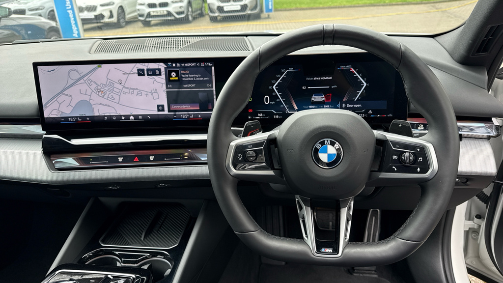 BMW 5 Series M Sport Pro LS25FEM White #5