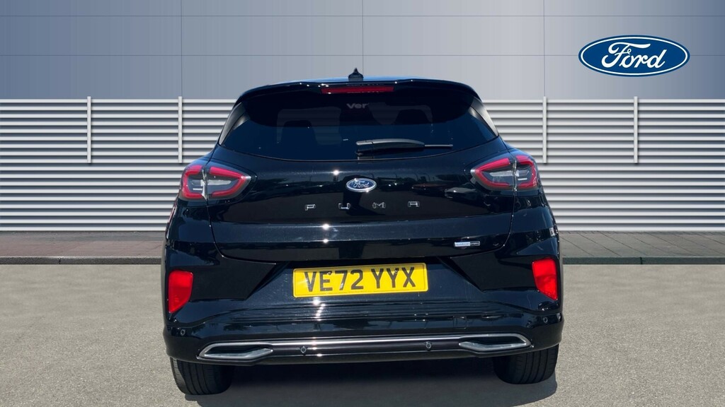 Ford Puma St-line Vignale VE72YYX Black #6