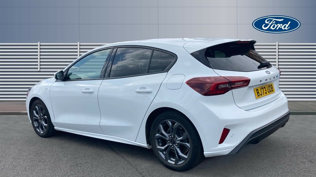 Ford Focus St-line BJ73UDB White #2