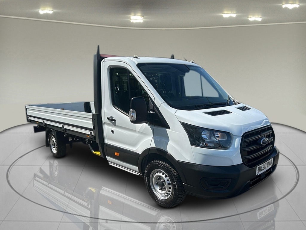 Ford Transit Custom 2.0 350 Ecoblue Leader Chassis Cab Manu White