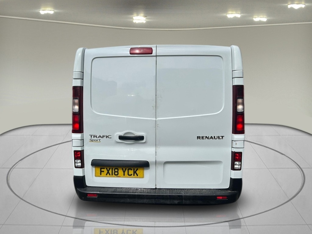 Renault Trafic 1.6 Dci 29 Sport Nav Crew Van Double Cab 6Dr Diese FX18YCK White #4