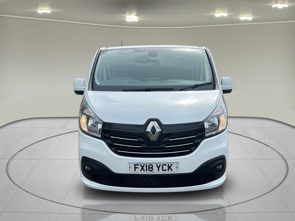 Renault Trafic 1.6 Dci 29 Sport Nav Crew Van Double Cab 6Dr Diese FX18YCK White #3