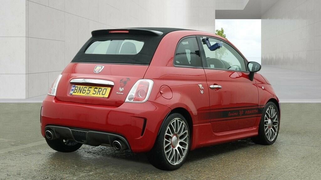 Abarth 595 1.4 T-jet Turismo Cabrio Euro 6 BN65SRO Red #4