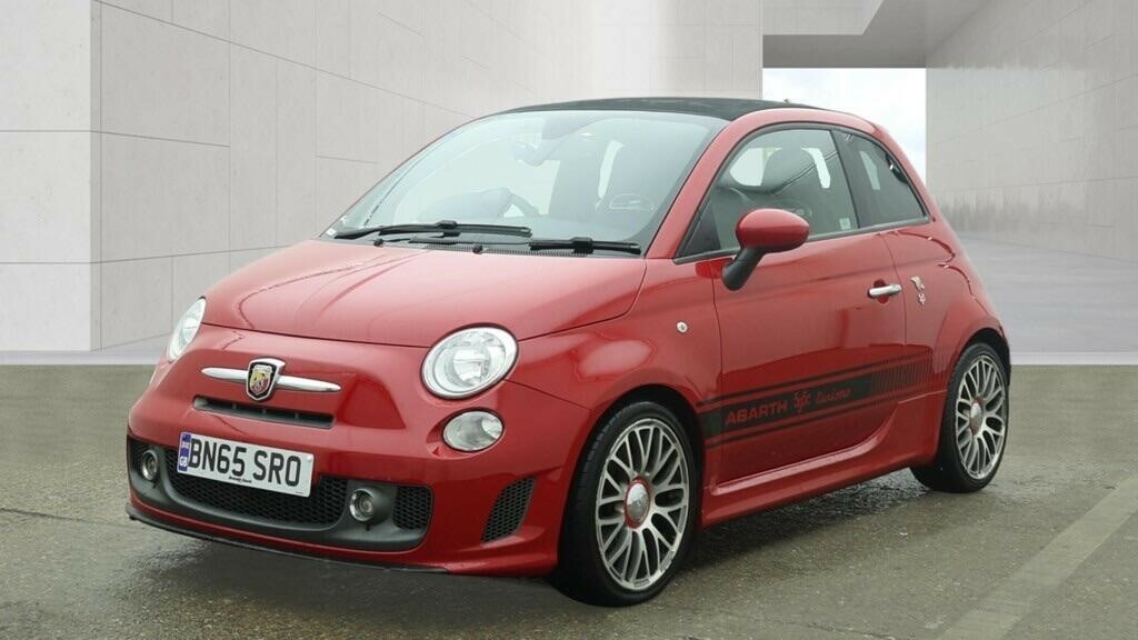 Abarth 595 1.4 T-jet Turismo Cabrio Euro 6 BN65SRO Red #2