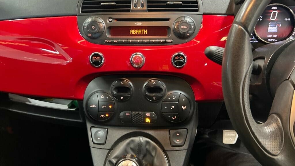 Abarth 595 1.4 T-jet Turismo Cabrio Euro 6 BN65SRO Red #6