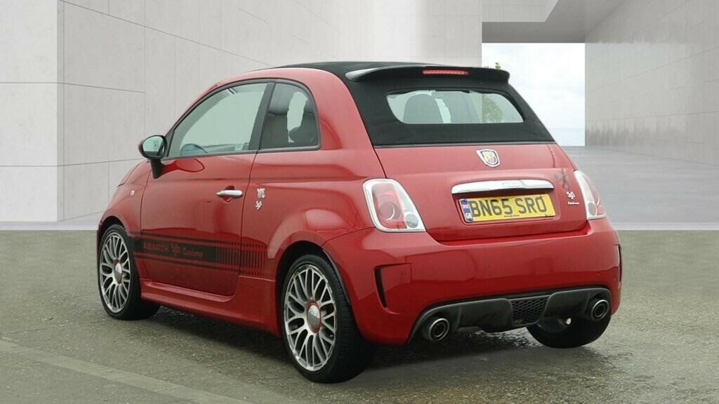 Abarth 595 1.4 T-jet Turismo Cabrio Euro 6 BN65SRO Red #3