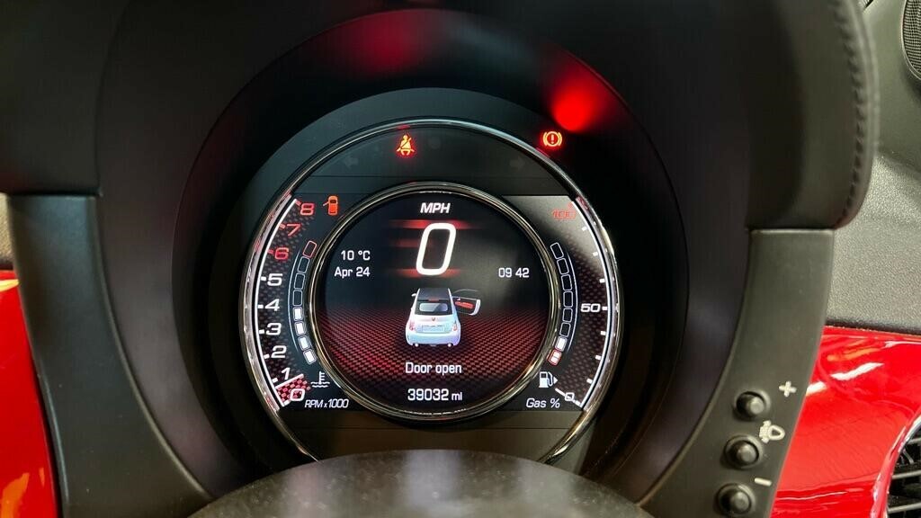 Abarth 595 1.4 T-jet Turismo Cabrio Euro 6 BN65SRO Red #5