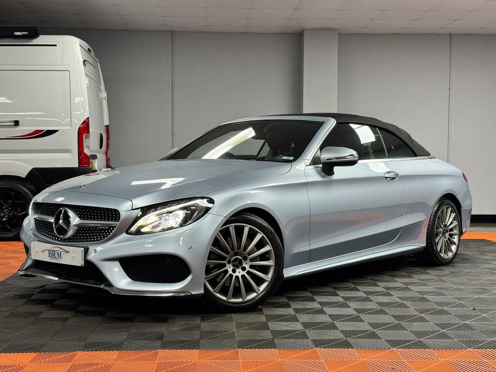 Mercedes-Benz C Class 2.1 C220d Amg Line Cabriolet G-tronic Euro 6 Ss WR18LHE Silver #3