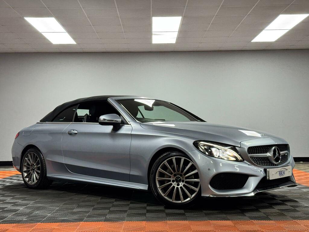 Mercedes-Benz C Class 2.1 C220d Amg Line Cabriolet G-tronic Euro 6 Ss Silver