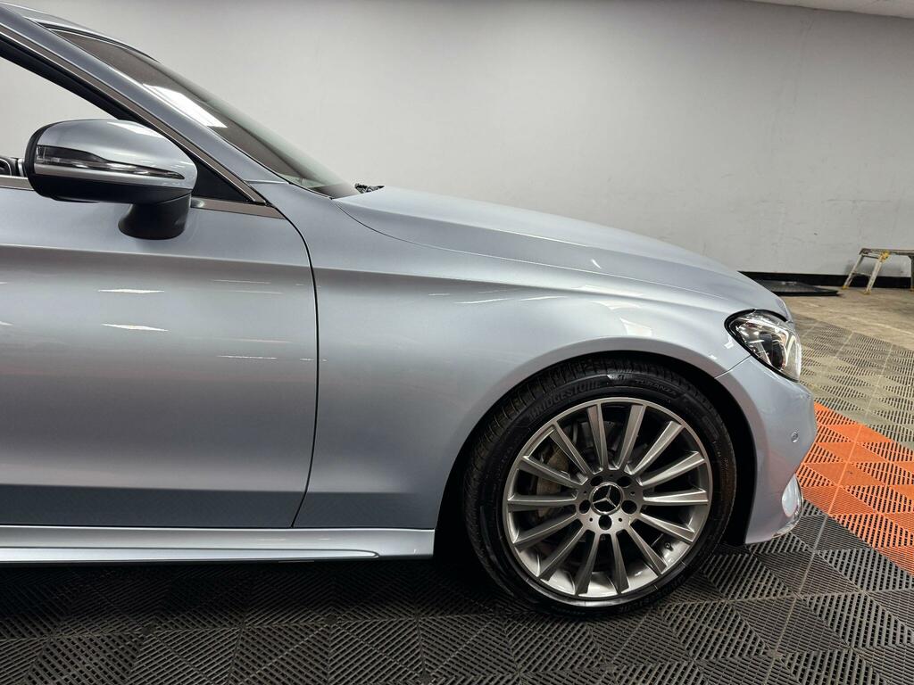 Mercedes-Benz C Class 2.1 C220d Amg Line Cabriolet G-tronic Euro 6 Ss WR18LHE Silver #6