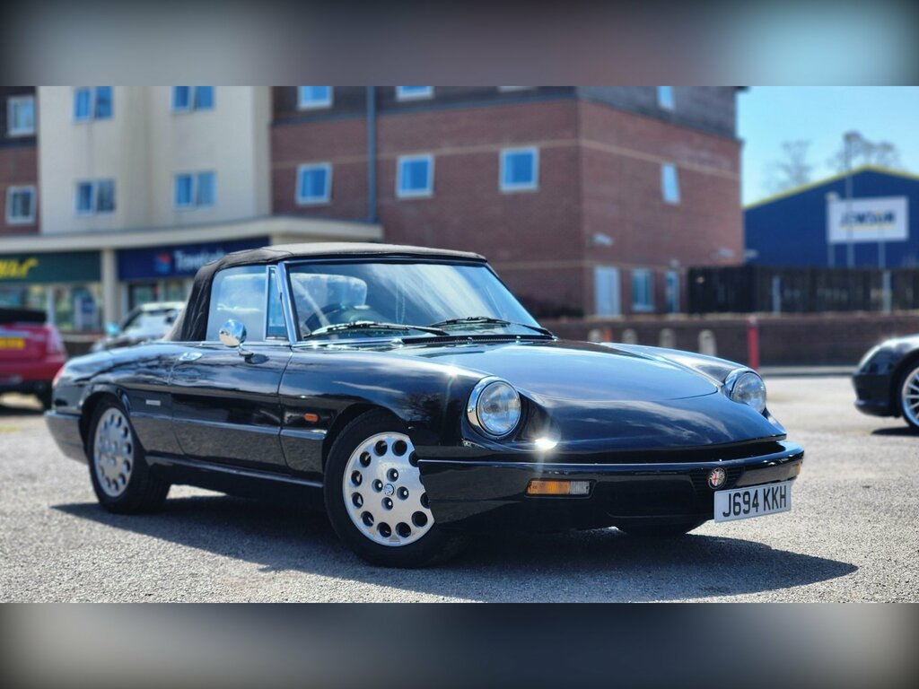 Alfa Romeo Spider Convertible Black #6