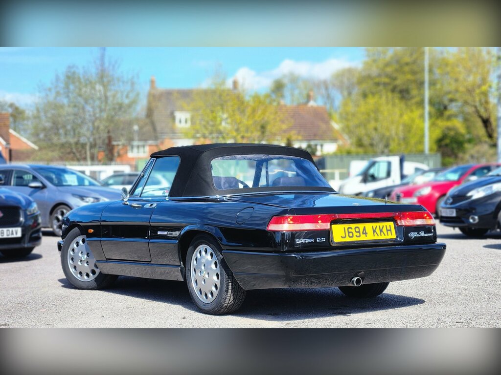 Alfa Romeo Spider Convertible Black #4