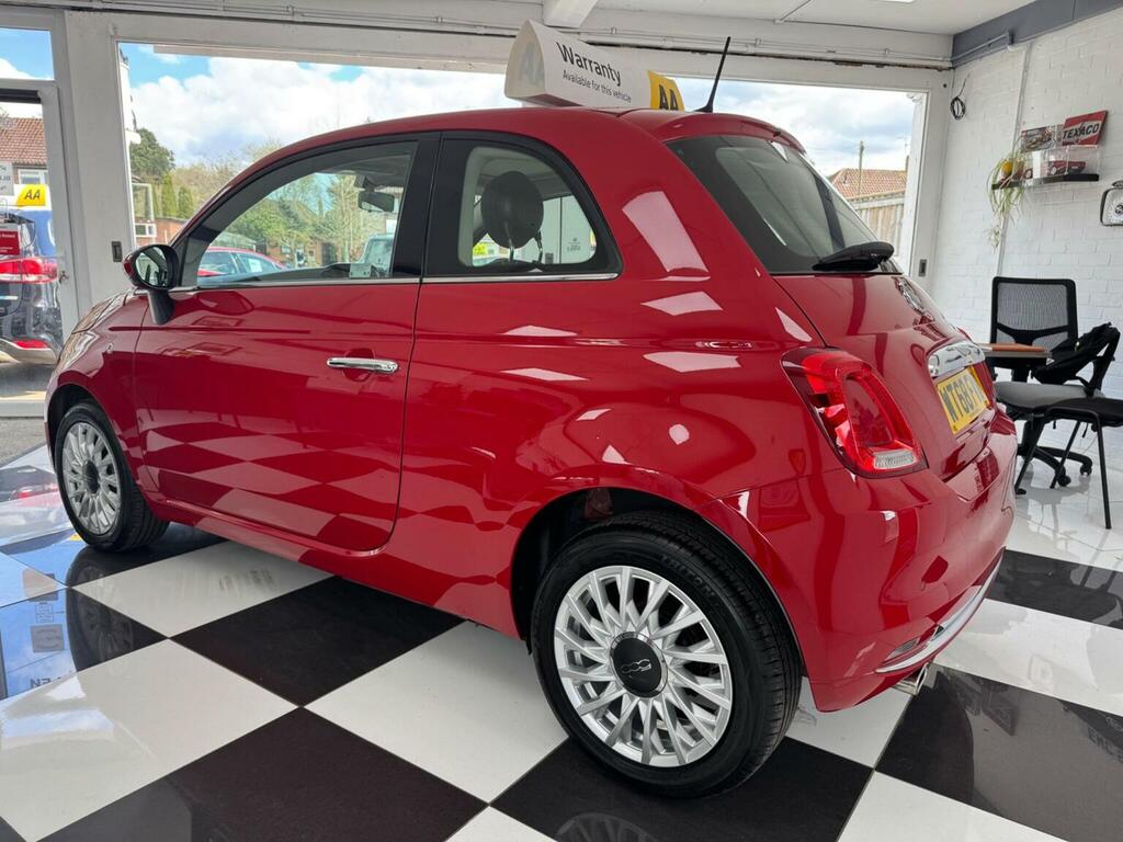 Fiat 500 Hatchback 1.2 Lounge Euro 6 Ss 201868 WT68FVW Red #5