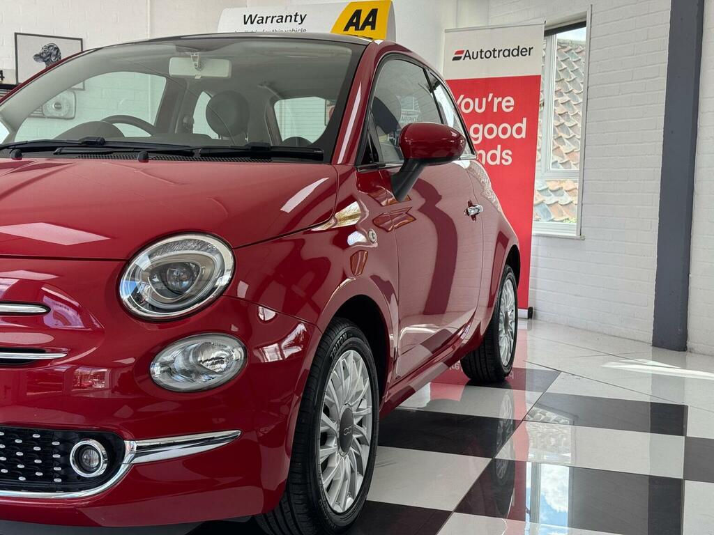 Fiat 500 Hatchback 1.2 Lounge Euro 6 Ss 201868 WT68FVW Red #6