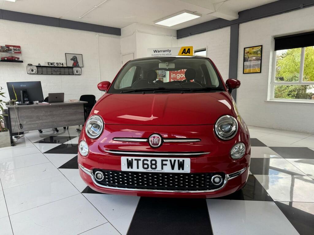 Fiat 500 Hatchback 1.2 Lounge Euro 6 Ss 201868 WT68FVW Red #2