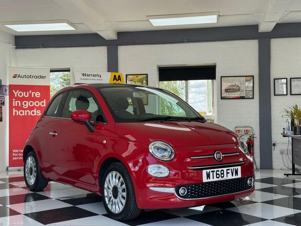Fiat 500 Hatchback 1.2 Lounge Euro 6 Ss 201868 Red