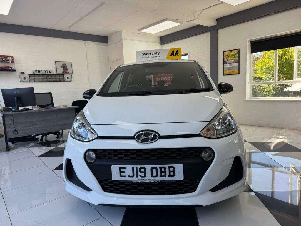Hyundai I10 Hatchback 1.0 Go Se Euro 6 201919 EJ19OBB White #2