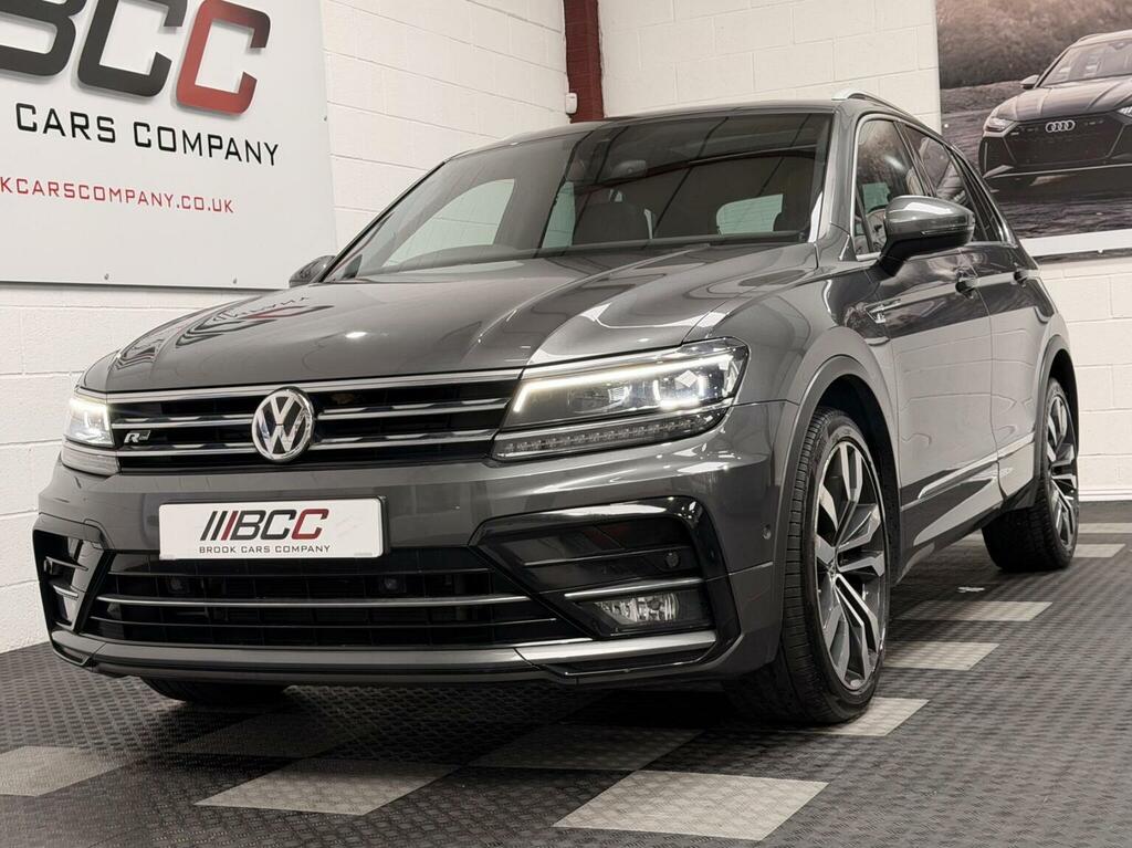 Volkswagen Tiguan Suv 2.0 Tdi R-line Tech 4Motion Euro 6 Ss NH19VVZ Grey #6