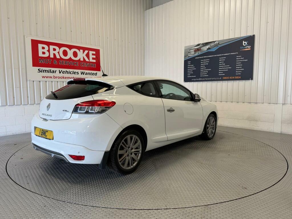 Renault Megane Coupe 1.5 Dci Gt Line Nav Euro 6 Ss 20161 WG16VXO White #3