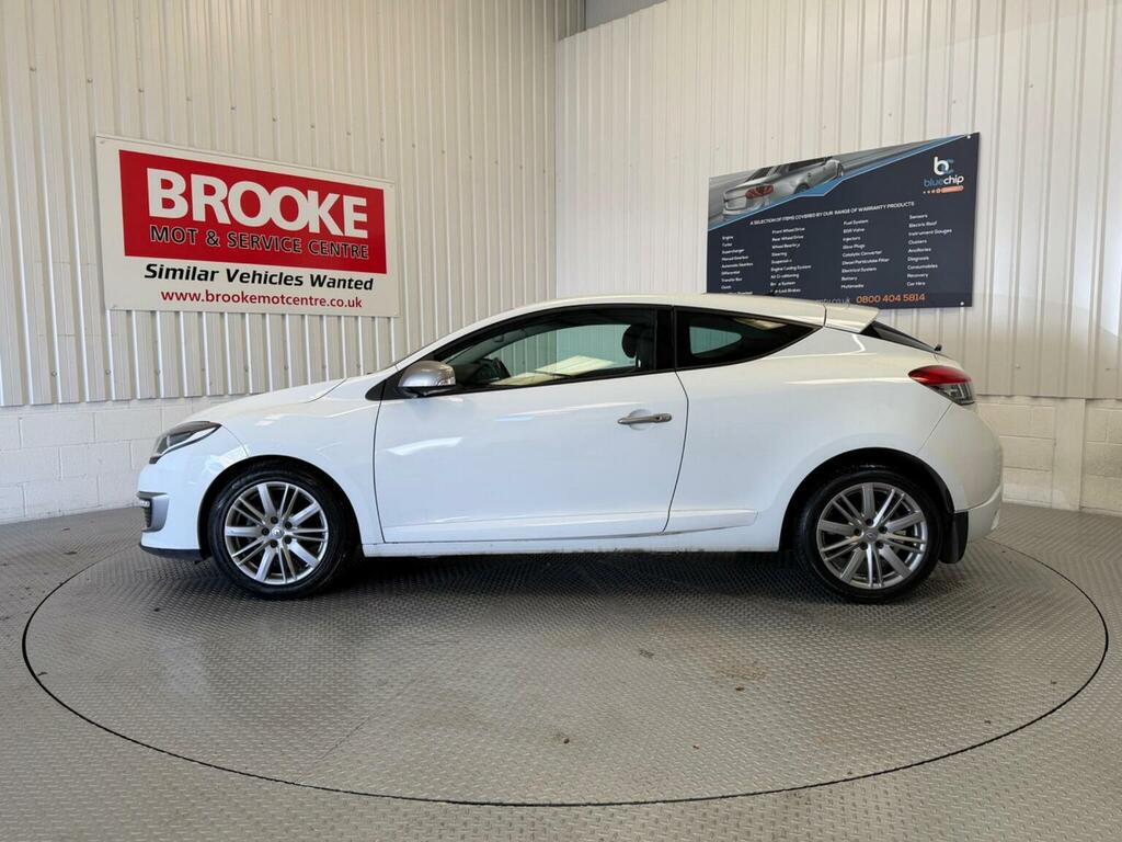 Renault Megane Coupe 1.5 Dci Gt Line Nav Euro 6 Ss 20161 WG16VXO White #6