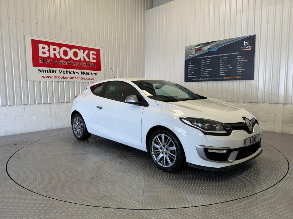 Renault Megane Coupe 1.5 Dci Gt Line Nav Euro 6 Ss 20161 White