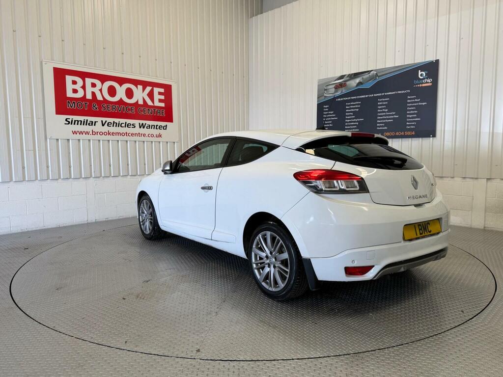 Renault Megane Coupe 1.5 Dci Gt Line Nav Euro 6 Ss 20161 WG16VXO White #5