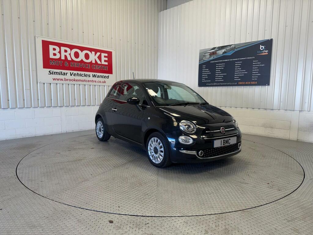 Fiat 500 Hatchback 1.2 Lounge Euro 6 Ss 201766 Black