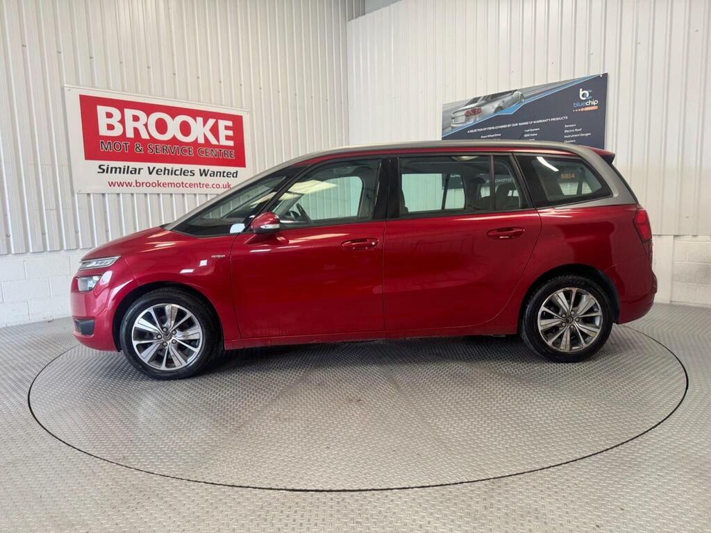 Citroen Grand C4 Picasso Mpv 1.6 Bluehdi Exclusive Euro 6 Ss 20156 Red #4