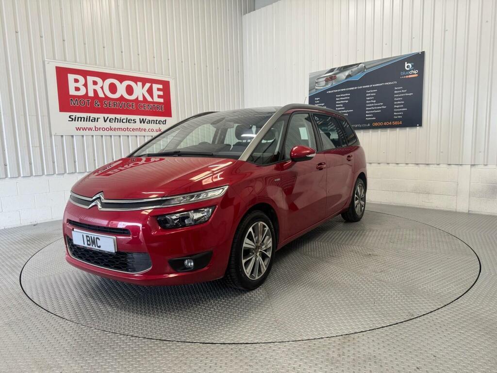 Citroen Grand C4 Picasso Mpv 1.6 Bluehdi Exclusive Euro 6 Ss 20156 Red #3