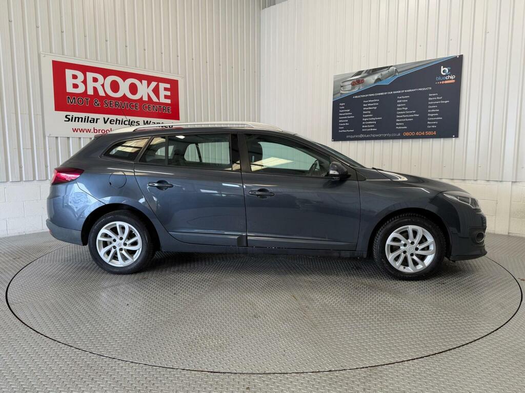 Renault Megane Estate 1.5 Dci Dynamique Nav Sport Tourer Euro 6 AK65ORJ Grey #2