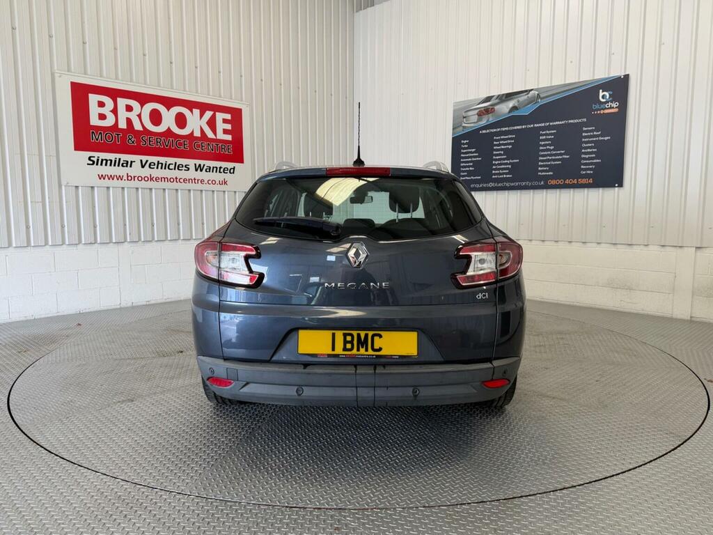 Renault Megane Estate 1.5 Dci Dynamique Nav Sport Tourer Euro 6 AK65ORJ Grey #4