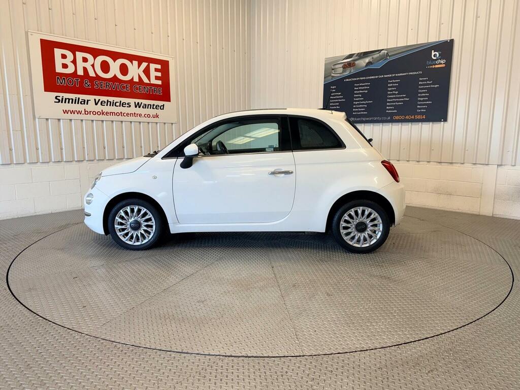 Fiat 500 Hatchback 1.2 Lounge Euro 6 Ss 201818 WT18FZH White #6