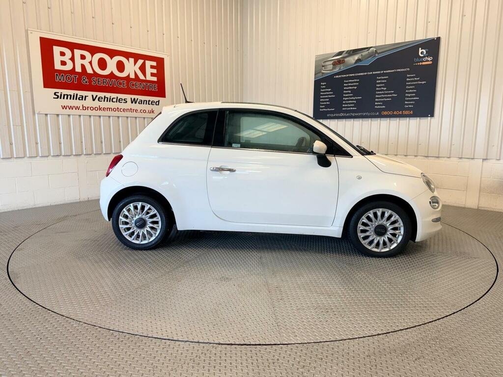 Fiat 500 Hatchback 1.2 Lounge Euro 6 Ss 201818 WT18FZH White #5