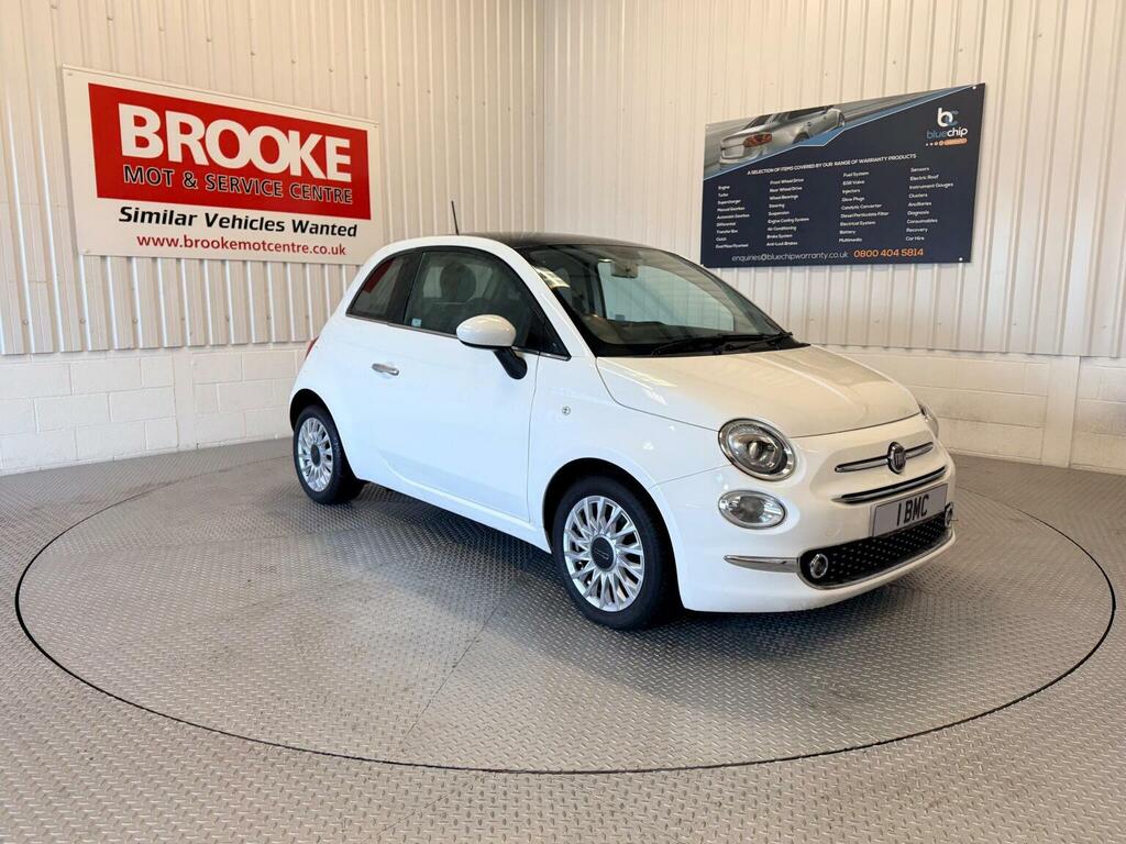 Fiat 500 Hatchback 1.2 Lounge Euro 6 Ss 201818 White