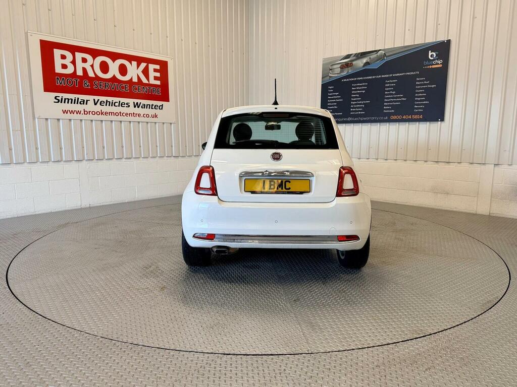 Fiat 500 Hatchback 1.2 Lounge Euro 6 Ss 201818 WT18FZH White #4
