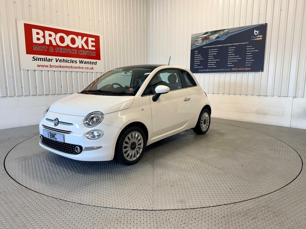 Fiat 500 Hatchback 1.2 Lounge Euro 6 Ss 201818 WT18FZH White #2