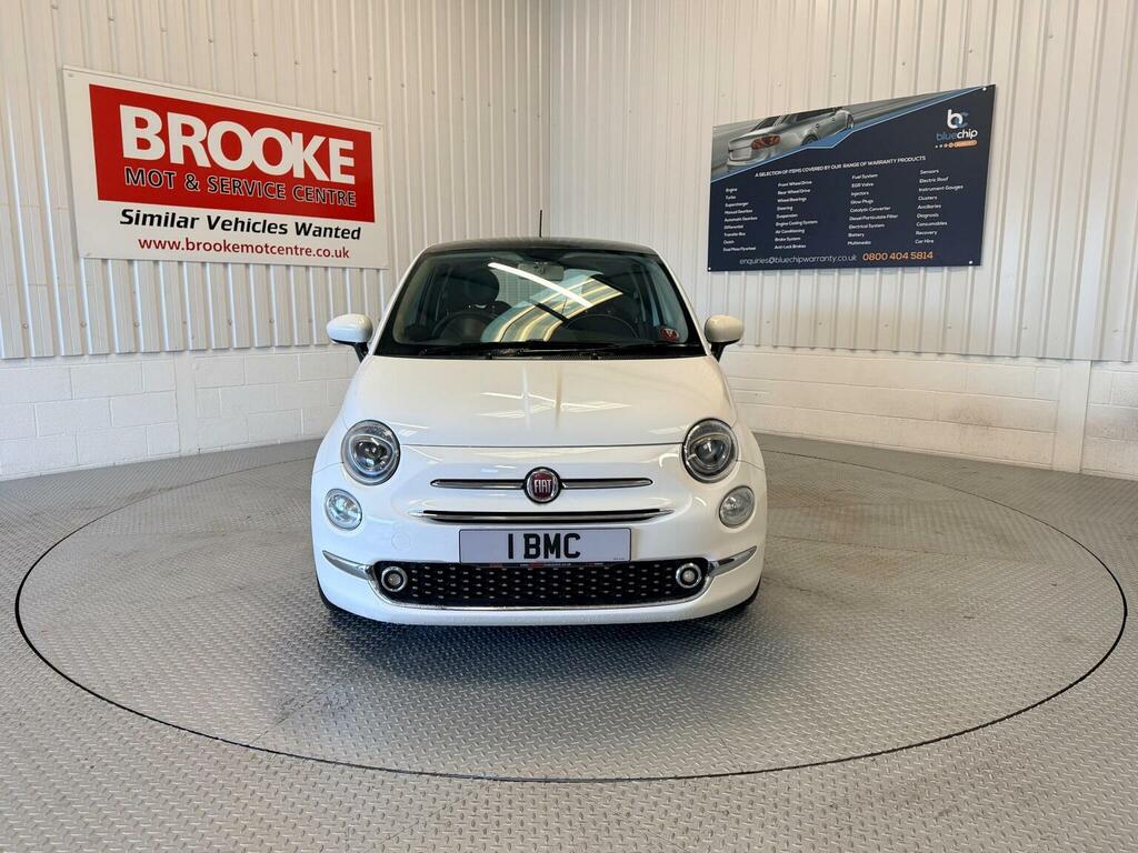 Fiat 500 Hatchback 1.2 Lounge Euro 6 Ss 201818 WT18FZH White #3