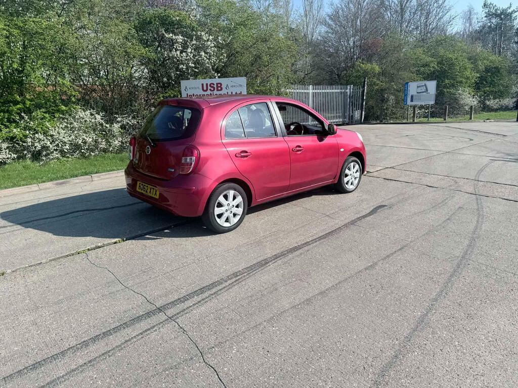 Nissan Micra 1.2 12V Acenta Euro 5 BD62XTX Red #6