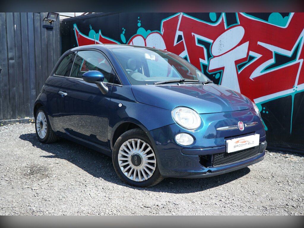 Fiat 500 1.2 Lounge Hatchback Euro 4 69 Blue