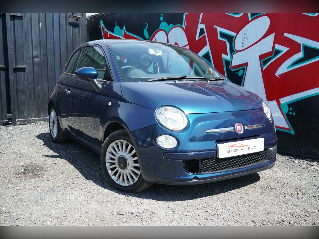 Fiat 500 1.2 Lounge Hatchback Euro 4 69 SD63MZL Blue #2