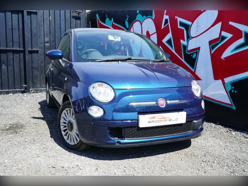Fiat 500 1.2 Lounge Hatchback Euro 4 69 SD63MZL Blue #3