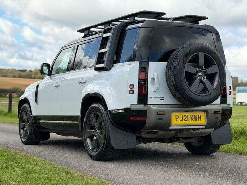 Land Rover Defender 110 3.0 D300 Mhev X-dynamic Hse 4Wd Euro 6 S S PJ21KWH White #4