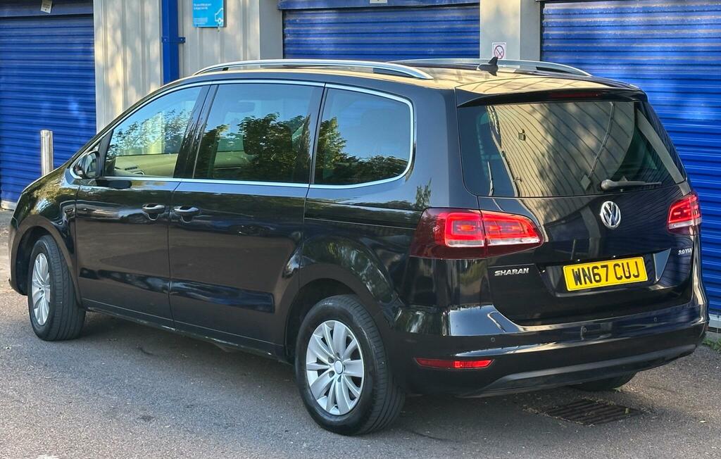 Volkswagen Sharan 2.0 Tdi Se Nav Dsg Euro 6 Ss WN67CUJ Black #3