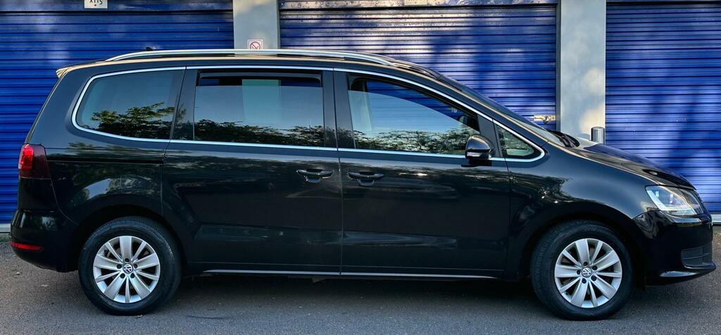 Volkswagen Sharan 2.0 Tdi Se Nav Dsg Euro 6 Ss WN67CUJ Black #6